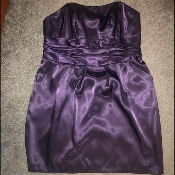 Briadsmaid dress-purple. Size 18. Worn once. - Picture 2 of 3
